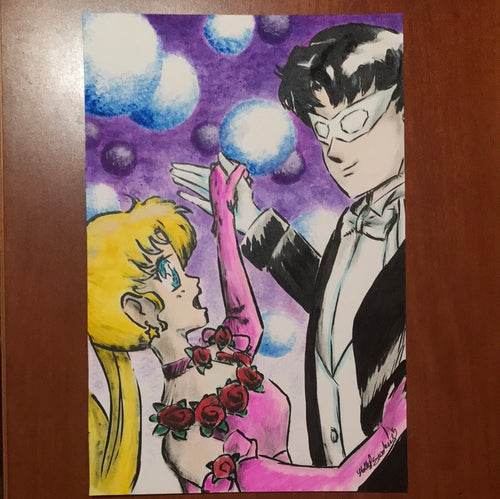 Sailor Moon Loves Tuxedo Mask