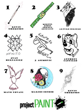 Temporary Tattoo Flash Mystery Packs