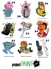 Temporary Tattoo Flash Mystery Packs