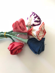 Fabric Rose - Red